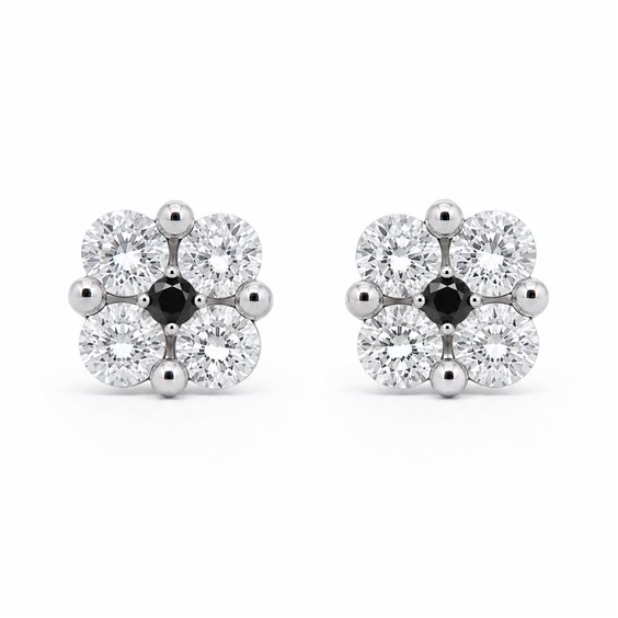 Orecchini Recarlo Donna in Oro Diamante 0.44 Ct XD 146/BN - XD 146/BN